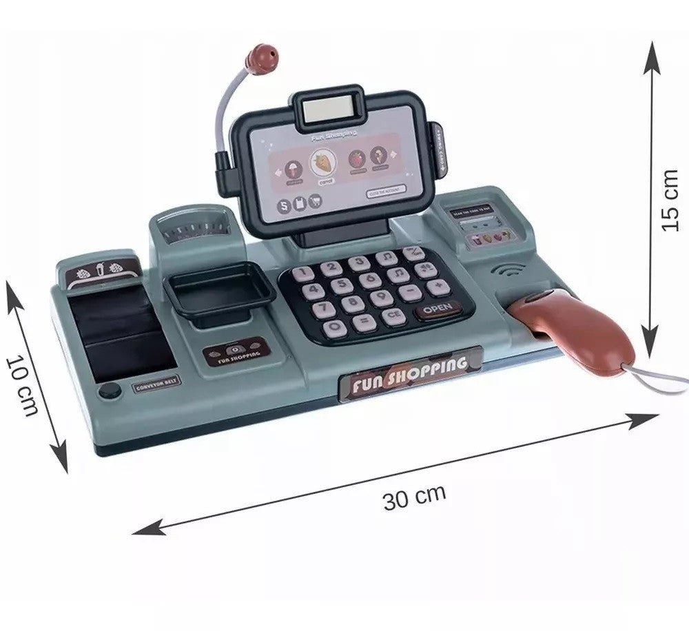 Caja Registradora Juguete Niños Negra.
