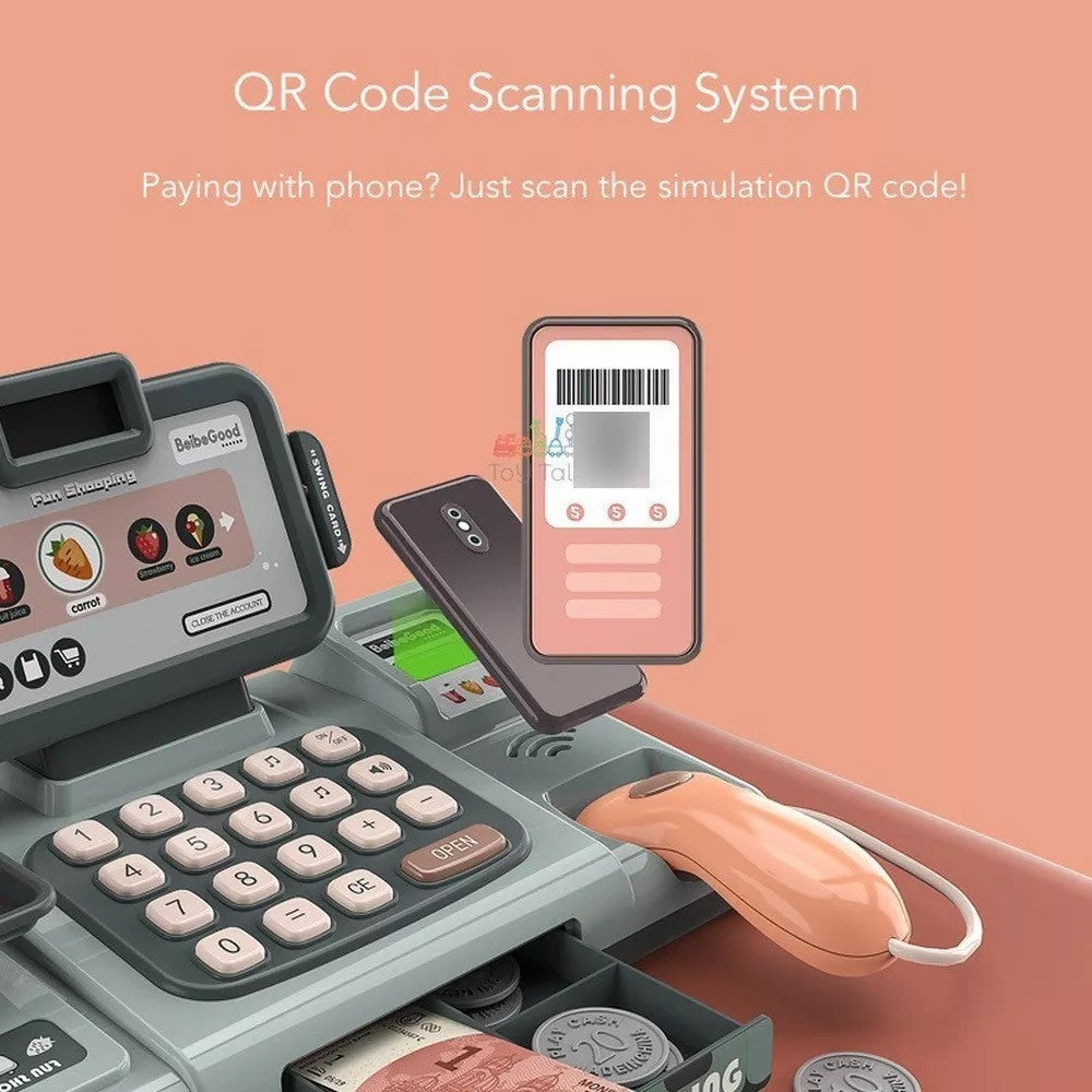 Caja Registradora Juguete Niños Negra.