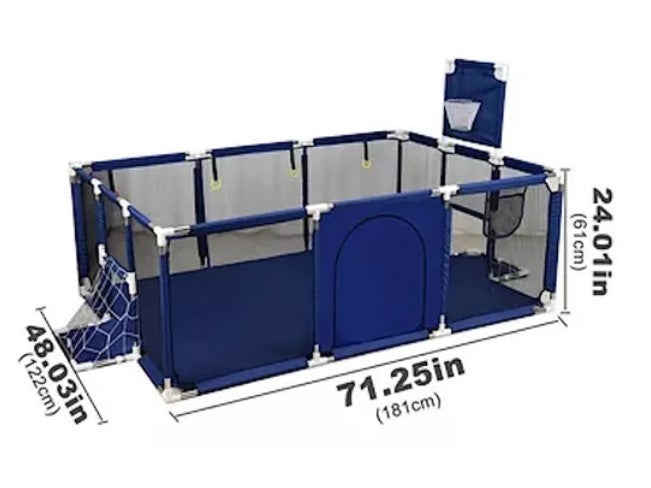 Corral Seguridad Bebes con aro de basket.