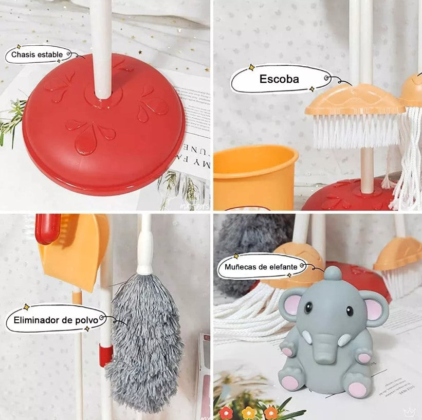 Set De Aseo Didactico Limpieza Niños 8pz.