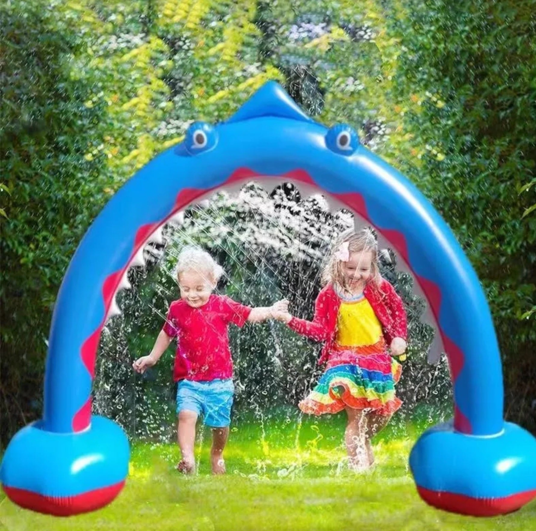 Arco Inflable Rociador Jardin  260cm.