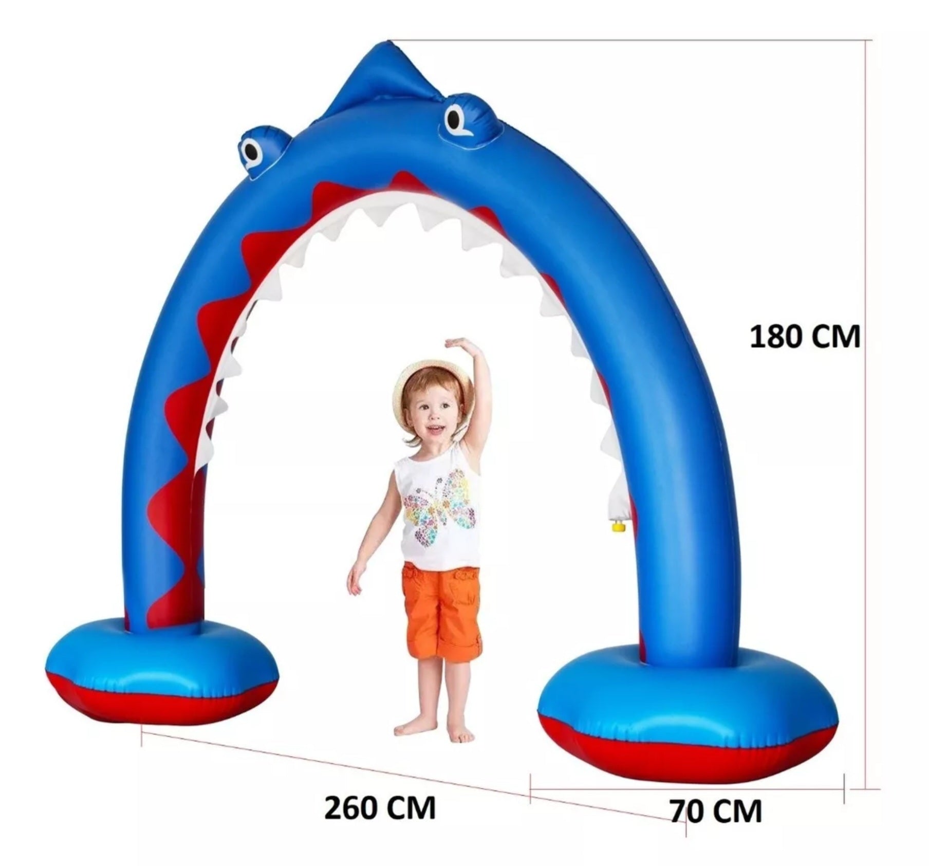 Arco Inflable Rociador Jardin  260cm.