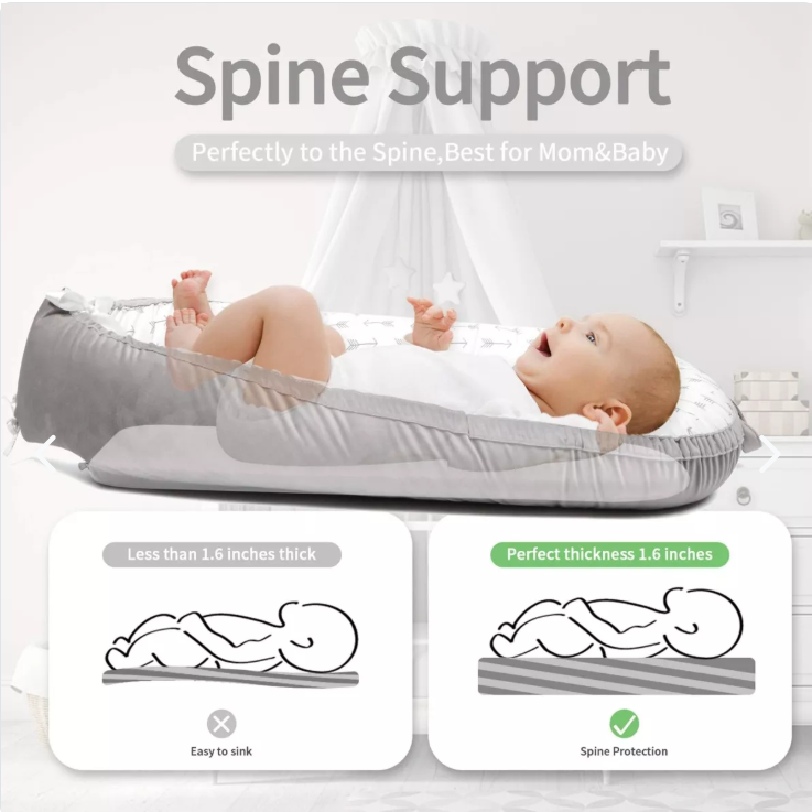 Nido Colecho Cama Bebé Con Almohada.