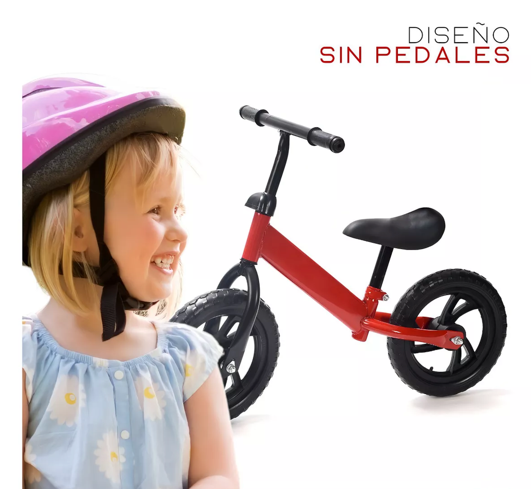 Bicicleta de aprendizaje para niños y niñas.