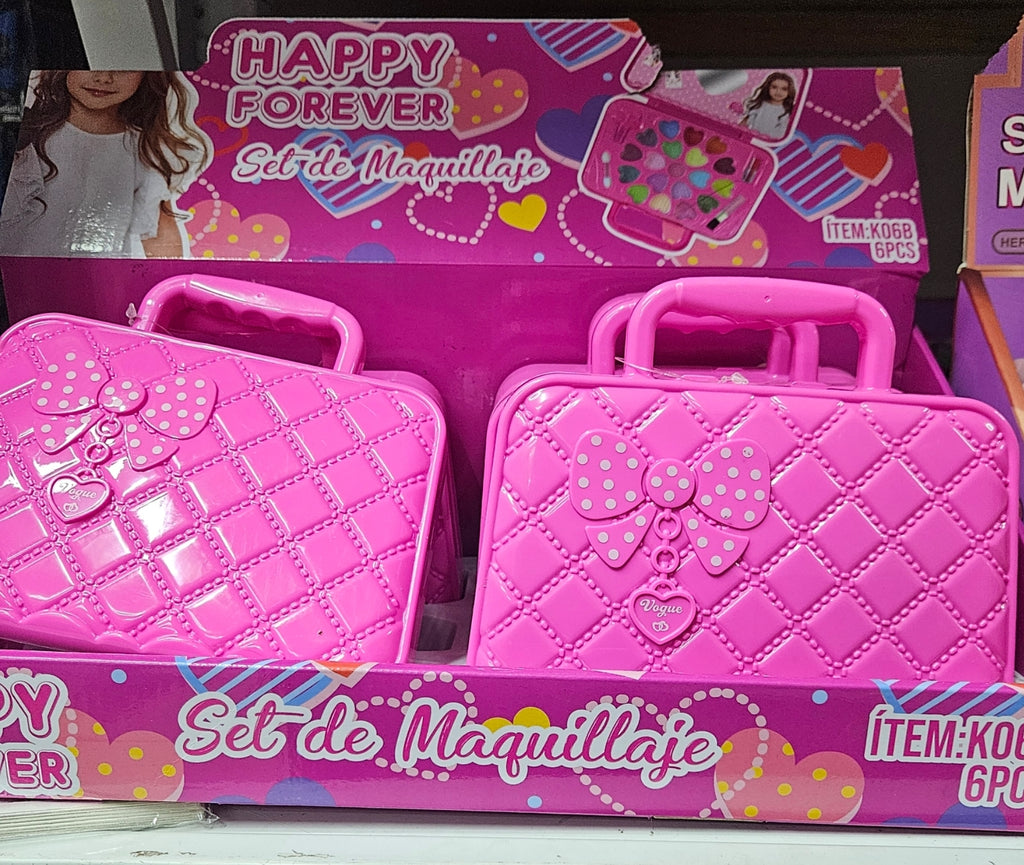SET DE MAQUILLAJE PARA NIÑA MALETA.
