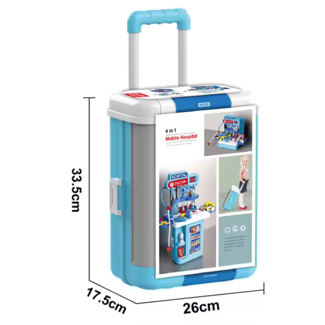 Maleta de Hospital Juguete 4 en 1.