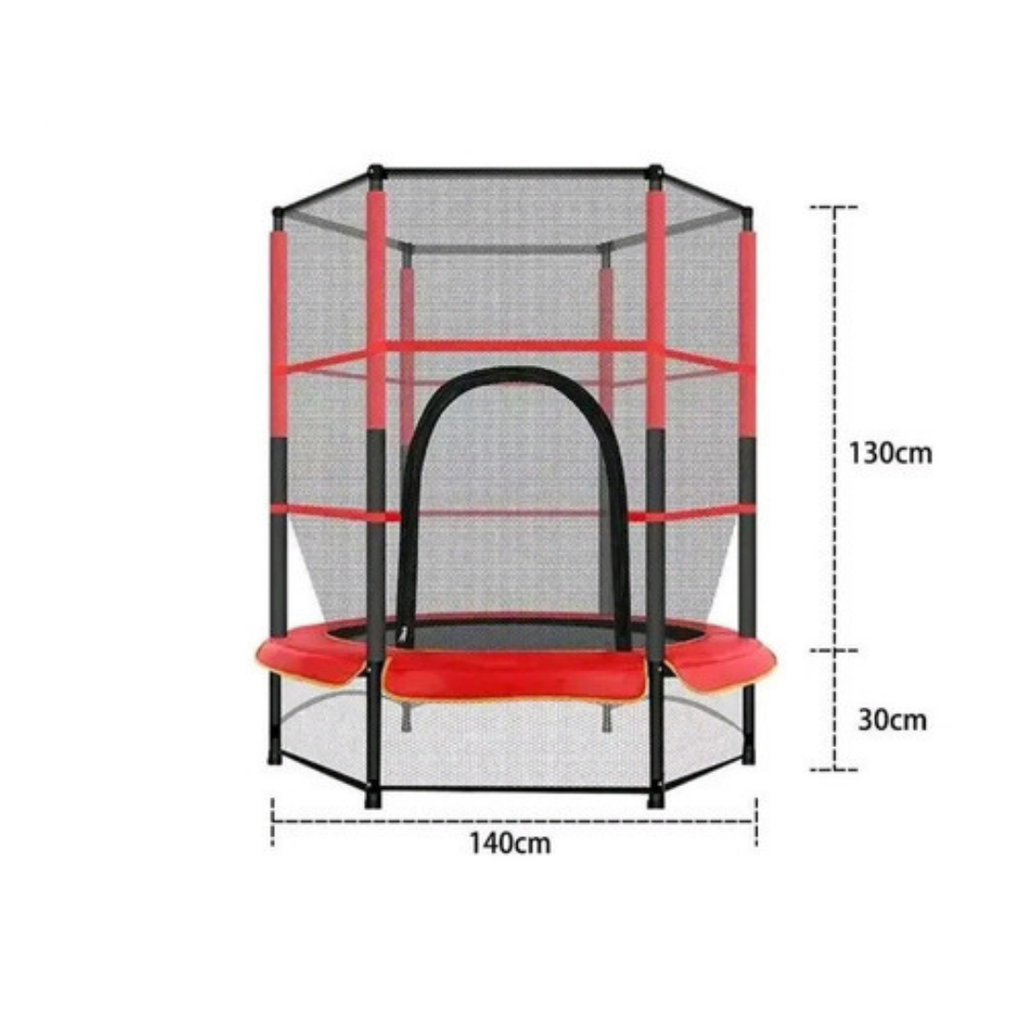 Trampolín 130 cm con Red de Seguridad.